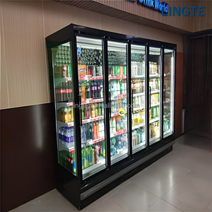Réfrigérateur commercial à compresseur à distance pour boissons, avec ventilateur de refroidissement, pour supermarché de grande taille - Product Image 4
