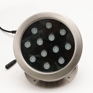 Projecteur LED de piscine en acier inoxydable 5000K Lumière du jour COB IP68 pour extérieur Jardin DC 12V 100lm/w Ra90 Télécommande 900 - Product Image 3