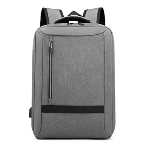 Large Capacity multifunction nylon USB charger backpack Anti theft Smart Laptop Backpack bag with USB Charging port
