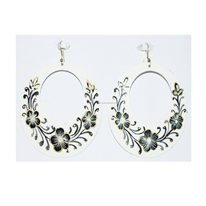 2026 joyería del Líbano diciembre pátina azul galvanizado largo bohemio declaración joyería pendientes de aluminio ropa de verano joyería - Product Image 3