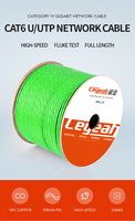 Câble réseau professionnel de haute qualité Cat 6 UTP, marques Ceyeah, 23 AWG, cuivre pur, câble Ethernet RJ45 pour ordinateur, rouleau de 305 m