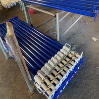 Cric de chantier 5 mètres, crics de sol robustes, poteaux en acier galvanisé, étais de soutènement, étais de coffrage, cric Acrow, garantie 1 an