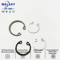MALAXY Internal Retaining Ring Circlip DIN 472 65Mn Spring Steel Black Oxide Manufacturer for Industrial Bores Retaining Ring