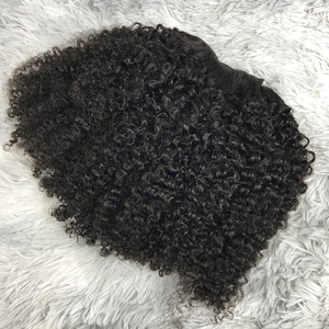 Hot bán giá rẻ 100% Remy Trinh cambodin tóc con người Full Head 3C 4A kinky xoăn clip trong phần mở rộng tóc cho phụ nữ da đen - Product Image 3