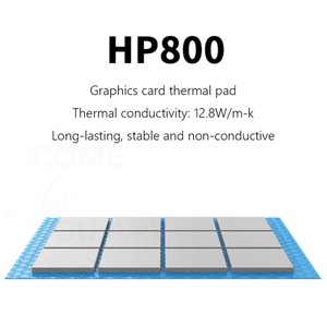 Die-cuting 1-15W/MK màu xanh bắc cực gelid Silicone nhiệt sưởi ấm dẫn điện Pads đối với GPU CPU tản nhiệt - Product Image 4