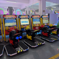 Simulateur de course de moto à deux joueurs de haute qualité, machine d'arcade à monnayeur pour parcs d'attractions et centres de jeux