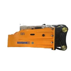 Ciseau SB151 avec piston et tuyau pour excavatrices de construction et minières, compatible avec les pompes de 40 à 55 tonnes, garantie 1 an - Product Image 2