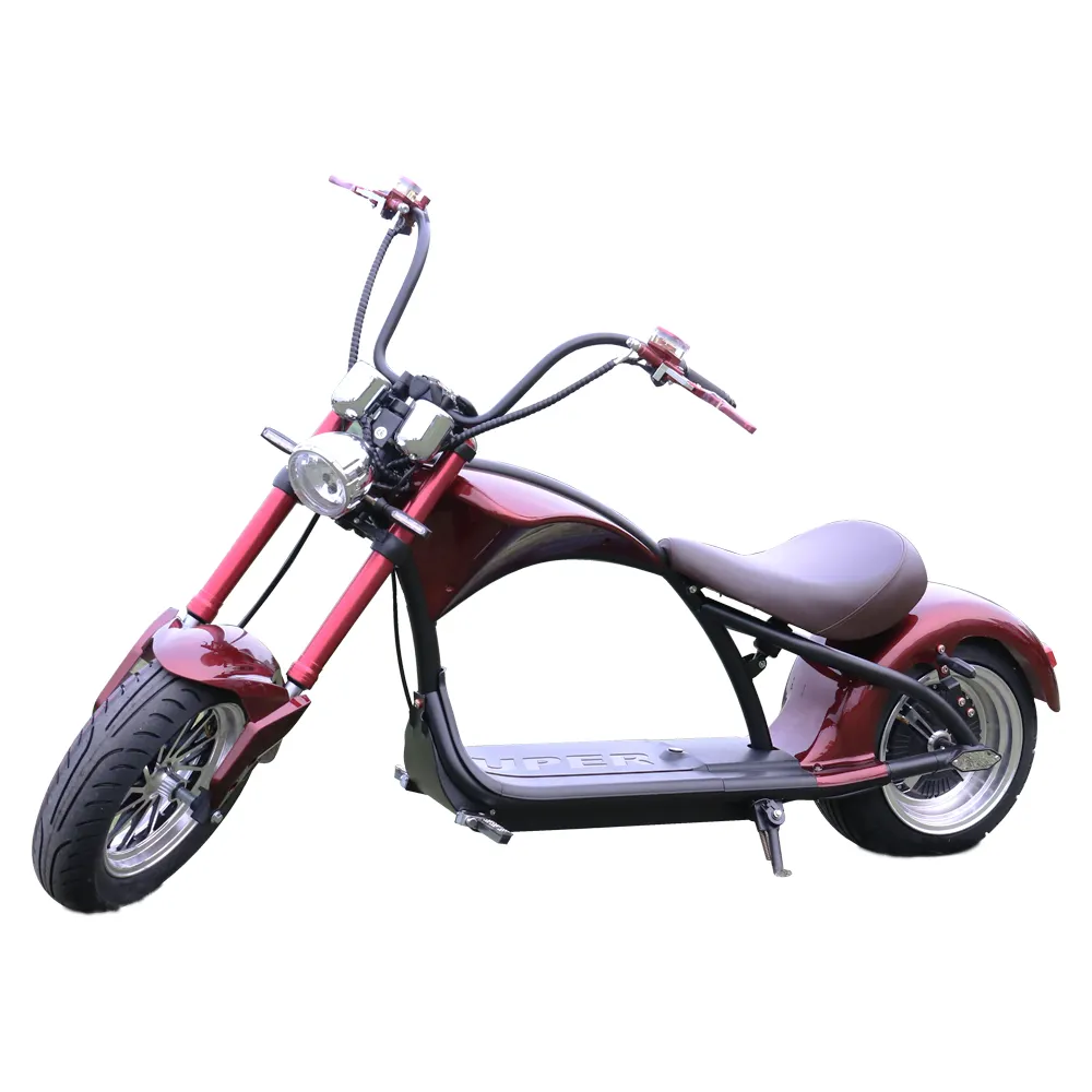 Sıcak satış 2000W 20Ah Citycoco elektrikli Scooter motosiklet ile EEC COC sertifikası