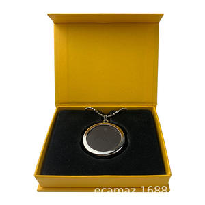 Colgante Antienvejecimiento Bioenergético Jiemo <span class=keywords><strong>de</strong></span> Piedra Volcánica con Marco <span class=keywords><strong>de</strong></span> Acero Inoxidable para Comercio Electrónico Transfronterizo, Modelo KM8183 - Product Image 4