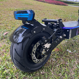 USA Free Shipping G14 72V 10000W Dual Motor 13inch Road Fat Tire 35ah Battery Folding Scooter with RGB & <b>Turn</b> Signals - Product Image 2