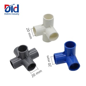 Đường Kính Trong 20Mm PVC Ống Nối PVC 3 <span class=keywords><strong>Way</strong></span> 4 <span class=keywords><strong>Way</strong></span> 5 <span class=keywords><strong>Way</strong></span> Nhựa Ống Nước Phụ Kiện - Product Image 2