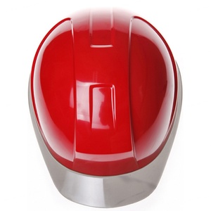 Casque de sécurité blanc de type V sans fentes avec visière transparente pour la protection - Product Image 4