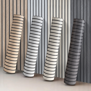 Tấm dán tường xốp 3D sóng gợn, chống thấm, bán chạy, dùng trang trí nội thất phòng khách, tự dính - Product Image 5