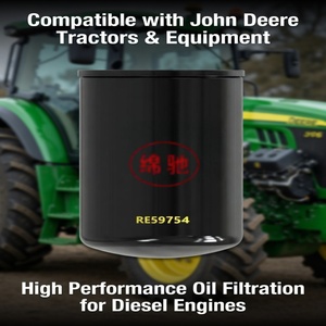 Filter Oli Pengganti Grosir Pabrik DZ118286 RE59754 RE59574 RE506178 LF3703 untuk Mesin Traktor Excavator John Deere - Product Image 6