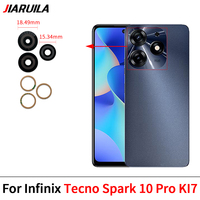 Lentille de caméra arrière pour Infinix Tecno Spark 20 Pro Plus 20C 10 10C 9 8C 7 Pro 6 5 Air Go 2022 2023 2024 – Verre de caméra arrière en gros