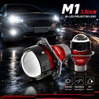 Projecteur de phare Bi-LED pivotant AFS de 3 pouces, 9200LM, universel pour la modification des phares de voiture, mise à niveau des phares super lumineux