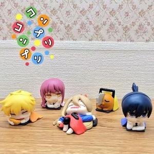 Figurines d'action en PVC d'anime célèbre, série Chibi Sleep, 5 pièces, <span class=keywords><strong>Denji</strong></span> Makima Aki Power, décoration, artisanat en plastique - Product Image 3