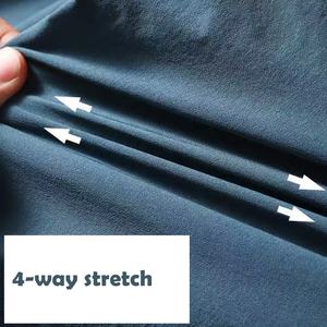 Venta al por mayor de alto rendimiento de 4 vías estiramiento al aire libre Golf <span class=keywords><strong>Surf</strong></span> senderismo hombres transpirable logotipos personalizados, tallas cordón pantalones cortos de carga - Product Image 2