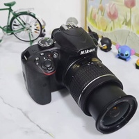 Appareil photo numérique reflex compact de haute qualité D3400 Kit avec objectif 18-55 mm 24 MP Prise de vue en continu à 5,0 ips