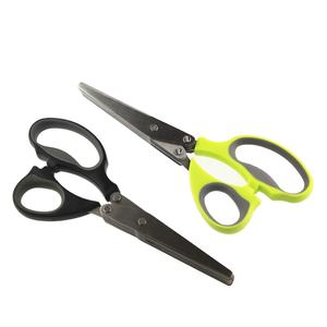 Nouvelles ciseaux de cuisine multi-usages en acier inoxydable à 5 lames pour couper le papier et les herbes - Product Image 1