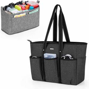 Sac de travail professionnel pour infirmière et professeur, grand format, personnalisé, avec poche et fermeture éclair, sacs fourre-tout pour infirmières - Product Image 3