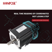 Hanpose 6A 6.0N.m 86 Kit Motor Stepper Loop Tertutup Servo Driver CL86 + 86EH98 2 Fase 86 Motor Stepper Nema34