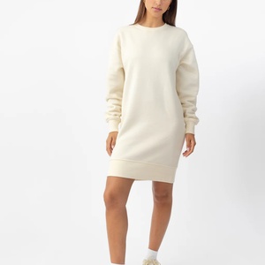 Robe midi décontractée moderne de style urbain pour femme, col montant, broderie florale, dentelle ajourée, collection été, best-seller - Product Image 1