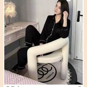 Silla de <span class=keywords><strong>Maquillaje</strong></span> Moderna de Metal Estilo Crema para el Hogar, Salón de Uñas, Dormitorio, Respaldo de Lujo Ligero, Personalizable, Sin Ensamblaje, Taburete para Mesa de <span class=keywords><strong>Maquillaje</strong></span> - Product Image 4