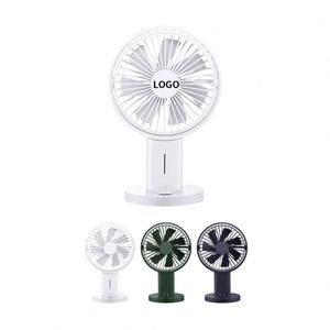 2025 Portable <b>Mini</b> <b>Table</b> Fan Plastic Handheld Adjustable USB Rechargeable Desktop Stand Fan for Sale - Product Image 2