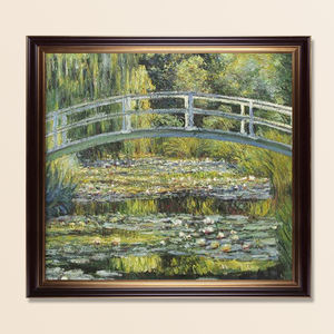 Musée Qualité Peint À La Main Impressionniste Célèbre Claude Monet Art Iris Monets Jardin Peinture À L'huile Reproduction Toile Personnalisée - Product Image 4