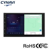 Autoradio CYNAVI avec écran IPS, Android Auto & CarPlay, 2 Din, 7/9 pouces, Mirror Link, GPS, WiFi, écran tactile 4K, autoradio de tableau de bord