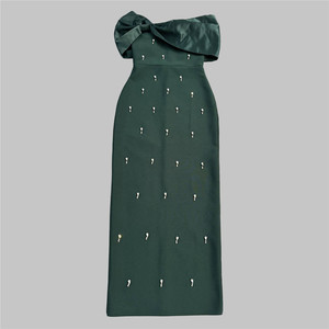 Robe de Cérémonie Professionnelle Élégante Couleur Unie de Printemps pour Femme Grande Taille - Product Image 5