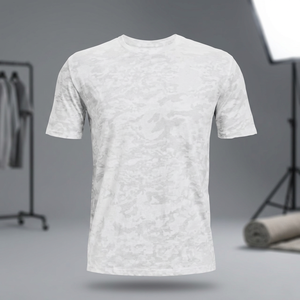 T-shirt Homme Décontracté Oversize à Manches Courtes en Coton Gaufré 100% Coton 180g Respirant et Compressé avec Impression Photo Personnalisée sur le Devant - Product Image 3