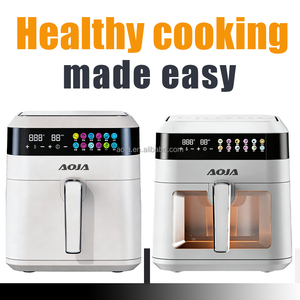 Friteuse à air AOJA 1700W haute puissance, grande capacité 6,5L, deux boutons de commande manuelle avec fenêtre de cuisson visible - Product Image 6
