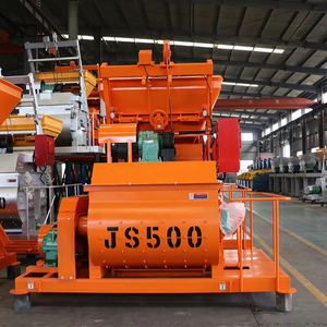 เครื่องผสมคอนกรีตบังคับแบบ Js500สำหรับสถานีผลิตคอนกรีตซีเมนต์ - Product Image 1