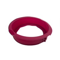 Moule à gâteau en silicone pour la cuisson de pâtisseries durables et faciles à nettoyer Moule à gâteau en silicone à fond de verre-Ustensiles de cuisine Outils à gâteau