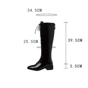 En gros usine prix bout rond côté fermeture à glissière femmes <span class=keywords><strong>équitation</strong></span> genou longues bottes d'hiver pour les filles - Product Image 6