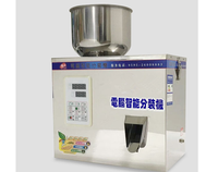 Distributeur de graines de haricot de sac d'acier inoxydable comptant la particule de remplisseur d'emballage de poudre de café/machine de pesage et de remplissage
