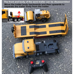 2.4G Rc Trailer <strong>Toy</strong> Kids Remote Control <strong>Tow</strong> <strong>Truck</strong> 6 Channel RC Engineering Tractor <strong>Toy</strong>