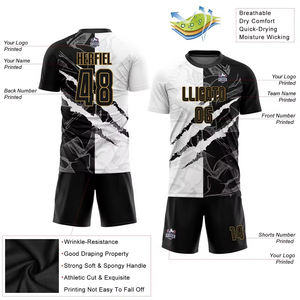 2026 Quick Dry Soccer Wear Custom Flag Football Jerseys with Mesh Sublimated <b>Fan</b> Jerseys for Sports Uniforms - Product Image 2