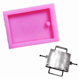 سلسلة مفاتيح عالية الجودة مخصصة قالب من السيليكون سلسلة مفاتيح سلسلة سيلكون قالب أدوات منزلية لينة - Product Image 2