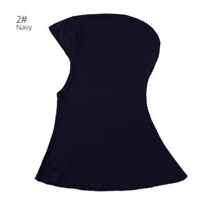 Vente en gros de <span class=keywords><strong>bonnet</strong></span> intérieur en coton mercerisé respirant pour femmes musulmanes <span class=keywords><strong>Bonnet</strong></span> <span class=keywords><strong>sous</strong></span>-vêtement élastique uni, écharpe à capuche, chapeau, hijabs, casquettes intérieures - Product Image 4