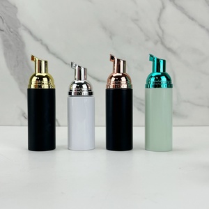 100ml 150ml 200ml Empty Matte Frosted Black Plastic Foam Mouse <b>Pump</b> <b>Bottles</b> for Cosmetic Foaming - Product Image 6