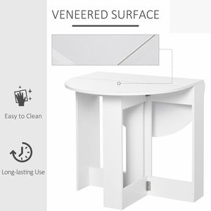 Folding <strong>Drop</strong> <strong>Leaf</strong> Dining <strong>Table</strong> Foldable Bar <strong>Table</strong> for Small Kitchen - Product Image 5