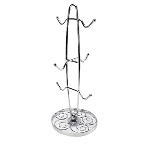 Modern Home Decorative Multifunctional <strong>Mug</strong> <strong>Tree</strong> Stand Single 6 Hooks Metal Iron Non-Folding Rack Holder for Kitchen Tableware - Product Image 2