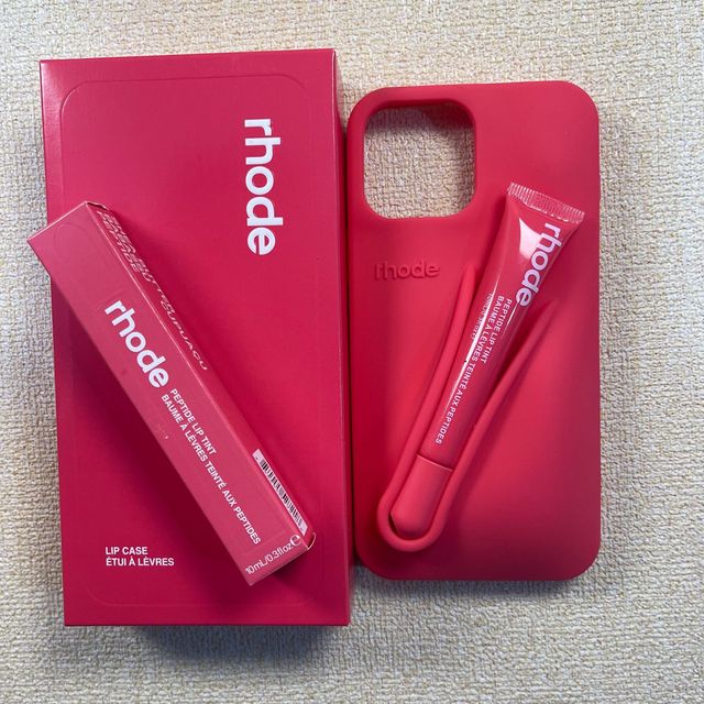 apple red phone case iPhone | Flake Forged Carbon Fiber Case