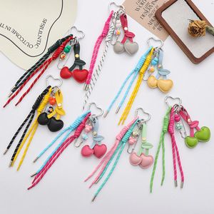 <span class=keywords><strong>Llavero</strong></span> Promocional con Pentagrama Rosa, Colgante de Estrella Rojo Rosa, Dulce, Genial y Picante para Chicas, <span class=keywords><strong>Llavero</strong></span> para Mochila de Novia - Product Image 5