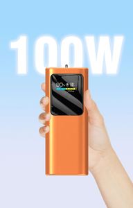 พาวเวอร์แบงค์ PD 100W 20000mAh วัสดุ ABS พร้อมหน้าจอ LED ช่องเสียบ Type-C คู่ ช่องเสียบ USB คู่ แบตเตอรี่ Li-Polymer รองรับการชาร์จเร็ว ใช้งานร่วมกับแล็ปท็อปได้ - Product Image 2