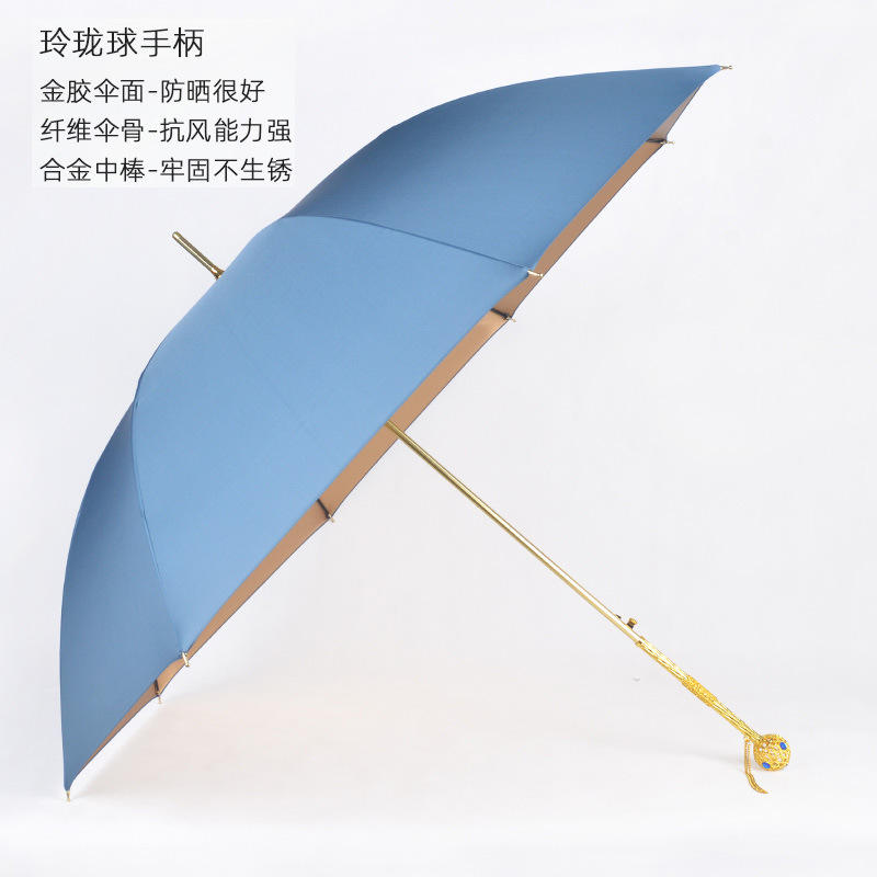 Haze colle or bleu + boules exquises