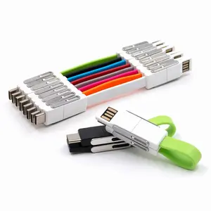 Kabel USB pengisian daya cepat, kabel USB pengisian daya Cepat 4 in 1, produk trendi 2023